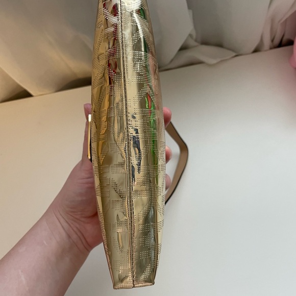 Michael Kors Metallic Gold Women's Wristlet - Picture 9 of 9